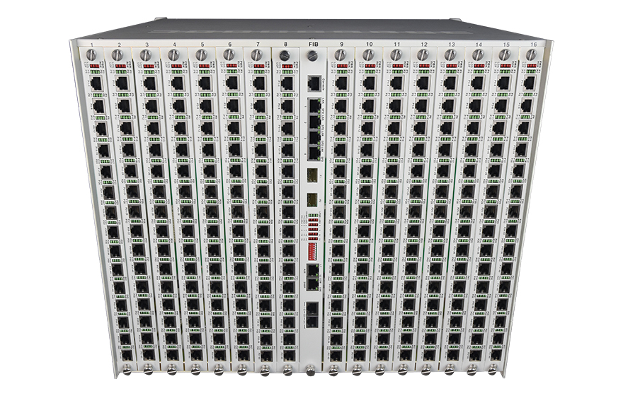 飛暢科技-960路電話光端機（8U 19英寸，SFP 1+1光備份）
