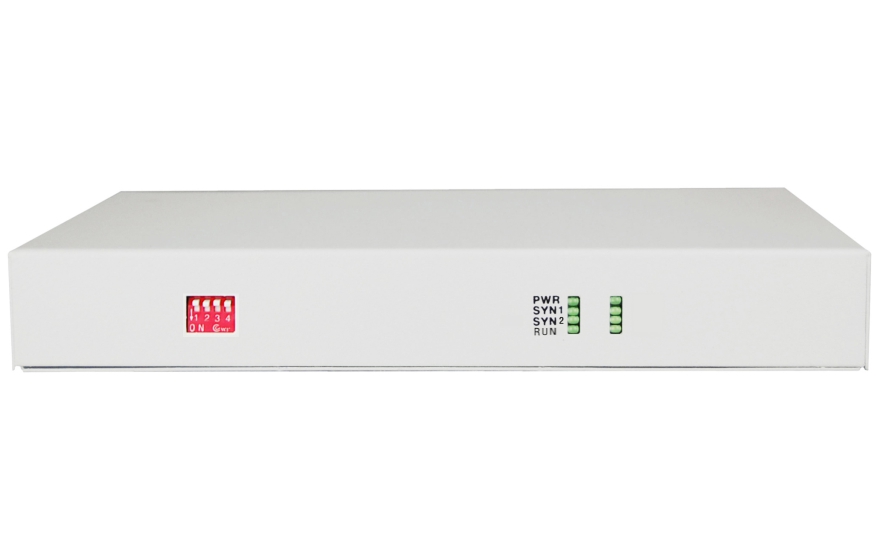 飛暢科技-2光4電口級聯（節點）型千兆以太網光纖收發器