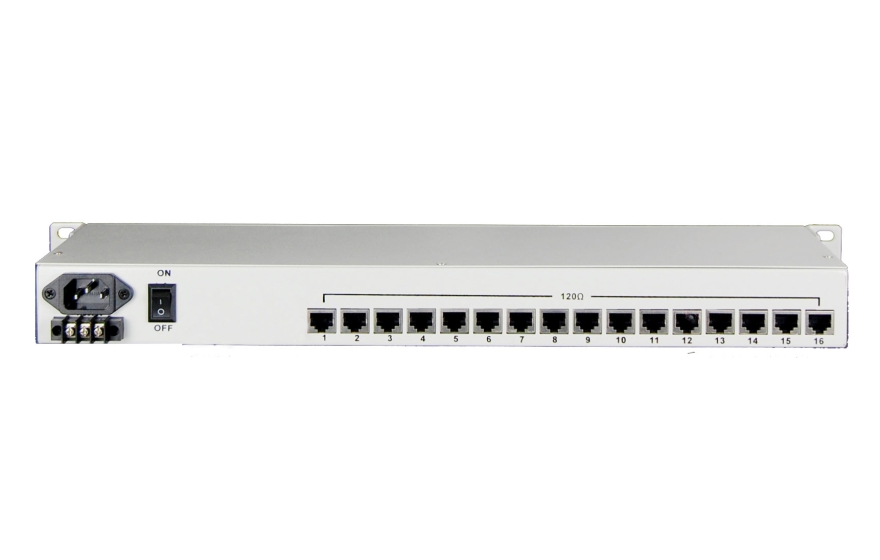 飛暢科技-16E1轉3x1000ba<x>se-T+2x1000ba<x>se-x 協議轉換器