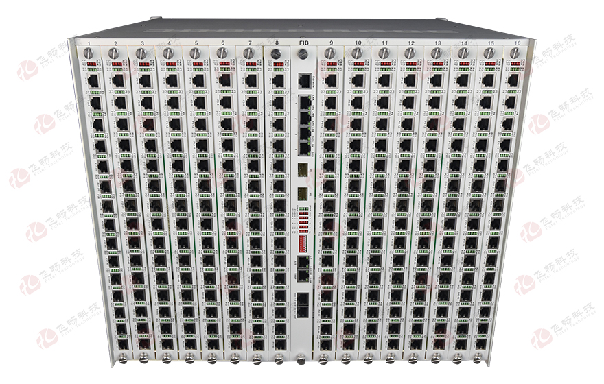 飛暢科技-960路電話光端機（8U 19英寸，SFP 1+1光備份）
